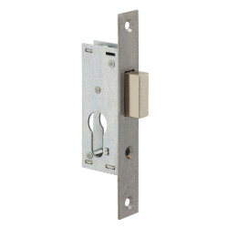 SERRURE À LARDER METALUX PROFIL ÉTROIT, PÊNE DORMANT, PETIT COFFRE SÉRIE 14