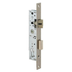 SERRURE À LARDER MONOPOINT PROFIL ÉTROIT METALUX SÉRIE 7 PÊNE DORMANT DEMI-TOUR