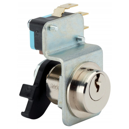 CONTACTEUR À CAME RONIS 3 COSSES TYPE 1083 B24, COURSE 1/4 DE TOUR, SORTIE DE CLÉ DROITE