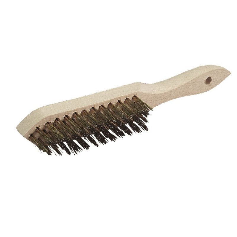 BROSSE MÉTALLIQUE AVEC MANCHE ROULOR