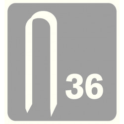 AGRAFES À CÂBLES RAPID N° 36 - MODÈLE STANDARD