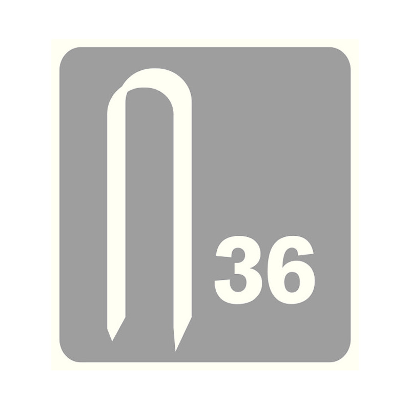 AGRAFES À CÂBLES RAPID N° 36 - MODÈLE STANDARD