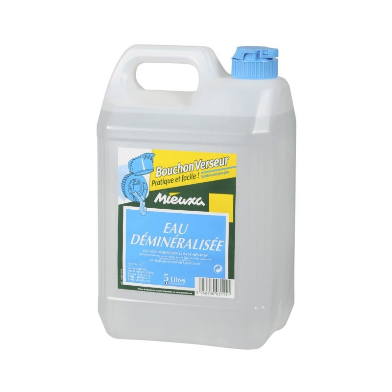 EAU DÉMINÉRALISÉE BIDON 5L - MIEUXA - 103147