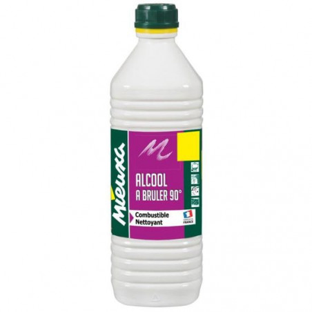 ALCOOL À BRÛLER 90° 1L - MIEUXA - 103042
