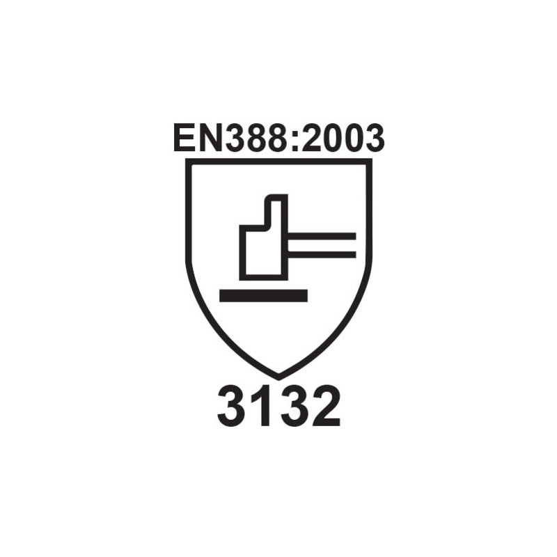 GANTS DE SOUDEUR WELDER COUSU AVEC FIL KLEVAR ROUGE 35CM