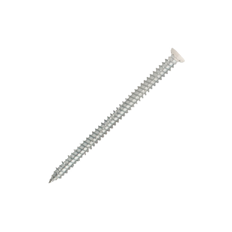 VIS VFD-F SCELL-IT POUR HUISSERIE, TÊTE FRAISÉE LAQUÉE BLANCHE, FIXATION DIRECTE