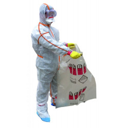 COMBINAISON DE PROTECTION JETABLE BASICLEAN® PLUS 5/6 SEGETEX-EIF CS703X