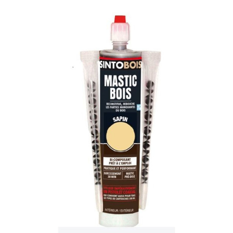 CARTOUCHE DE MASTIC BOIS SANS STYRÈNE SINTOBOIS