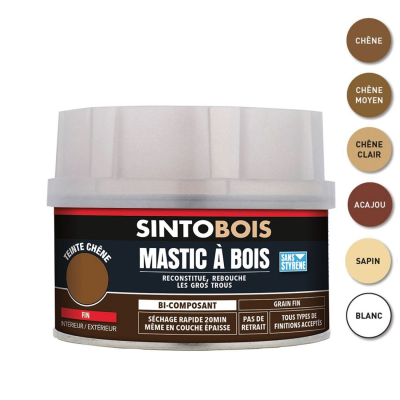 MASTIC BOIS FIN SANS STYRÈNE SINTO SINTOBOIS