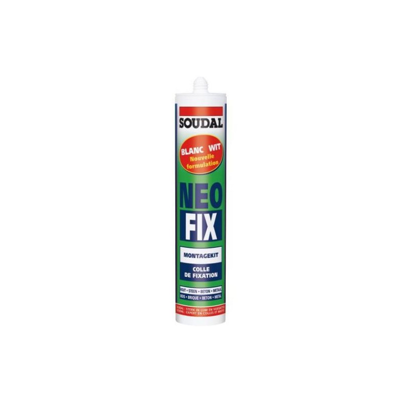 COLLE DE FIXATION NEOFIX BLANC 310ML - SOUDAL - 112023