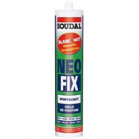 COLLE DE FIXATION NEOFIX BLANC 310ML - SOUDAL - 112023