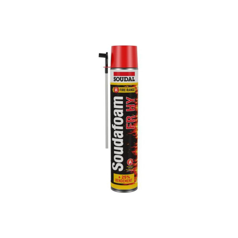 MOUSSE PU SOUDAFOAM FR HY MANUELLE COUPE-FEU 750ML - SOUDAL - 146752