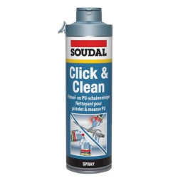 NETTOYANT PISTOLET MOUSSE PU CLICK & CLEAN AÉROSOL 500ML - SOUDAL - 103357 NETTOYANT PISTOLET MOUSSE PU CLICK & CLEAN AÉROSOL 500ML - SOUDAL - 103357