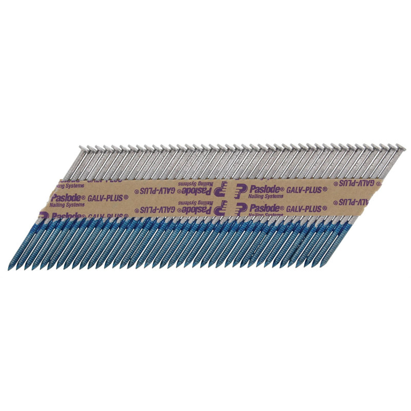 ENSEMBLE DE 2500 CLOUS CRANTÉS 3,1 X 90 MM GALV-PLUS