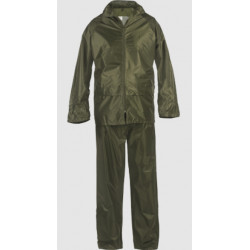 ENSEMBLE IMPERMÉABLE SACOBEL VERT EN NYLON ENDUIT PVC