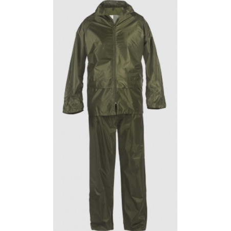 ENSEMBLE IMPERMÉABLE SACOBEL VERT EN NYLON ENDUIT PVC