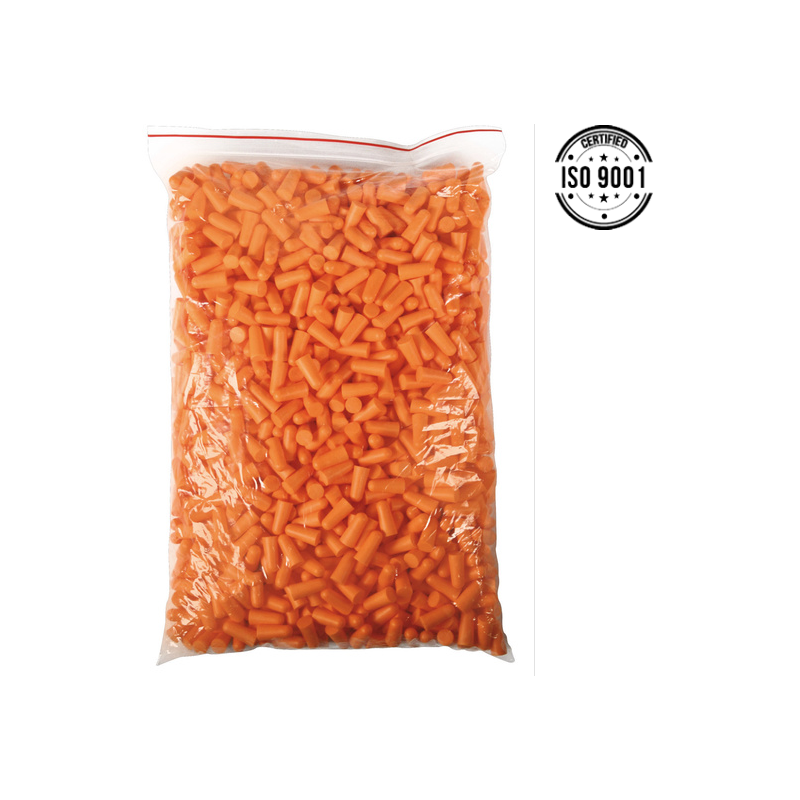 RECHARGE DE BOUCHONS D'OREILLES HGB03O.SACHET DE 500 PAIRES