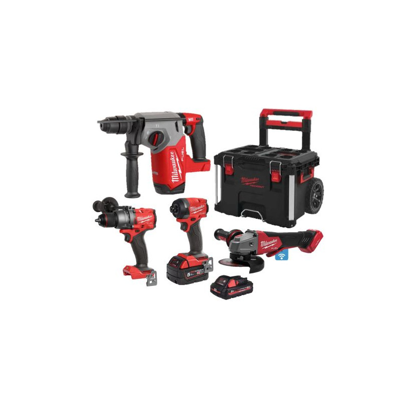 POWERPACK 4 OUTILS REF M18 FPP4AE-533P + TROLLEY