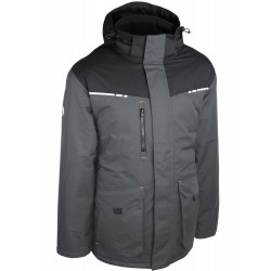 PARKA MATELASSÉE PALAGA RIPSTOP GRIS/NOIR PARKA MATELASSÉE PALAGA RIPSTOP GRIS/NOIR