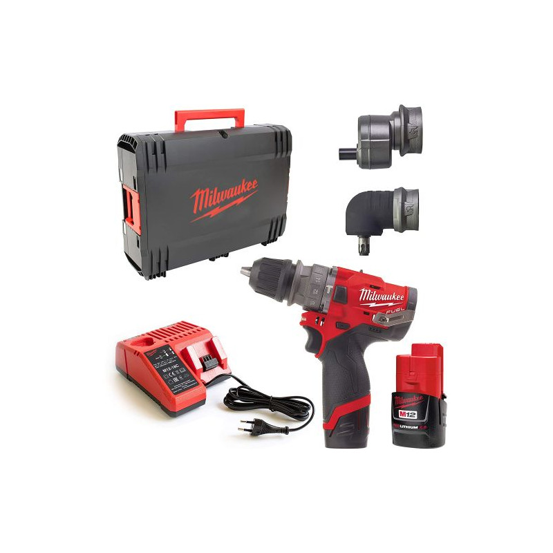 PERCEUSE 12V 2 AH M12 FPDXKIT-202X (1 HD BOX + 1 BATTERIE + 1 CHARGEUR)