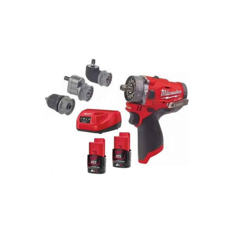 PERCEUSE 12V 2 AH M12 FPDXKIT-202X (1 HD BOX + 1 BATTERIE + 1 CHARGEUR)