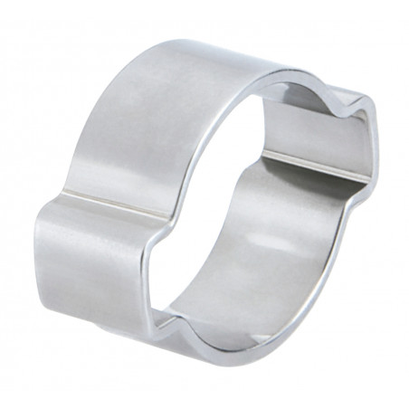 COLLIER À OREILLES SERFLEX W1 ZINGUÉ BLANC