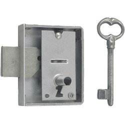 SERRURE À CHIFFRES POUR MEUBLE DEVISMES 305 FER LIMÉ - MODÈLE 3305