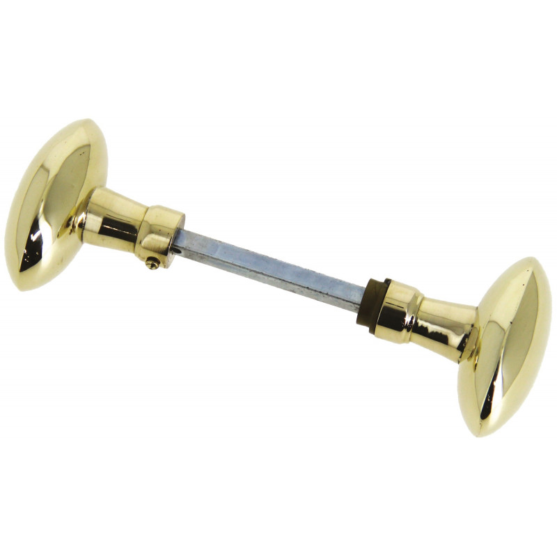 BOUTON DOUBLE EN LAITON POLI ANTIQUE DEVISMES - MODÈLE 125