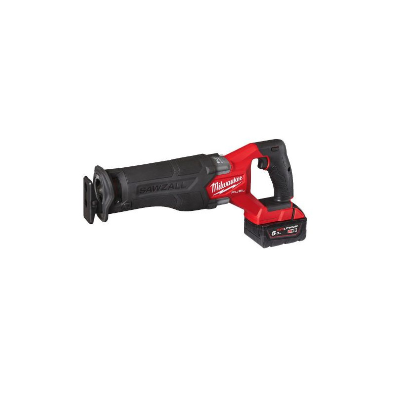 SCIE SABRE FUEL 18V HD BOX CHARGEUR + 2 BATTERIES 5AH M18 FSZ-502X