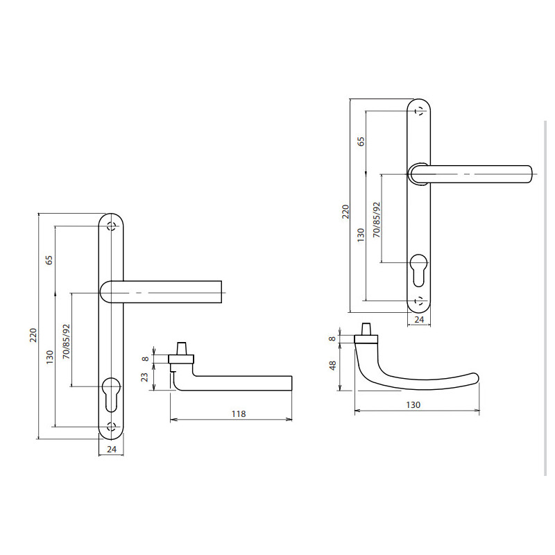 ENSEMBLE SUR PLAQUE ÉTROITE SOFI - MODÈLE 5112