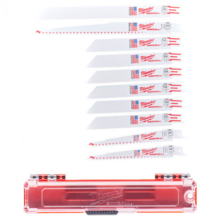 ENSEMBLE DE 10 LAMES POUR SCIE SABRE