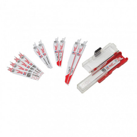 ENSEMBLE DE 12 LAMES POUR SCIE SABRE