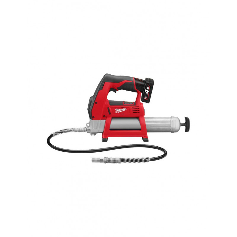 Pompe A graisse M12GG  12V, 4,0 Ah. Livré en Sac, 1 Batterie 12V 4,0Ah RedLithium, Chargeur C12C
