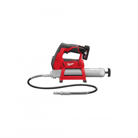 Pompe A graisse M12GG  12V, 4,0 Ah. Livré en Sac, 1 Batterie 12V 4,0Ah RedLithium, Chargeur C12C
