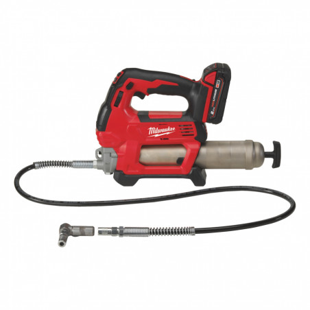 POMPE A GRAISSE M18GG  18V, 2,0 Ah. Coffret 1 Batterie 18V 2,0Ah RedLithium, Chargeur C18C