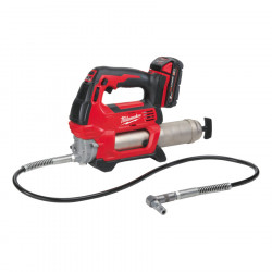 POMPE A GRAISSE M18GG  18V, 2,0 Ah. Coffret 1 Batterie 18V 2,0Ah RedLithium, Chargeur C18C