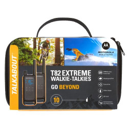 ENSEMBLE TALKIE WALKIE MOTOROLA T80 EXTREME TWIN JAUNE