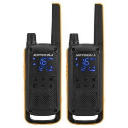 ENSEMBLE TALKIE WALKIE MOTOROLA T80 EXTREME TWIN JAUNE