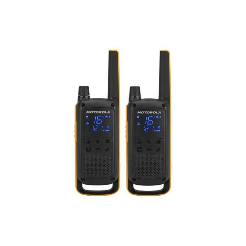 ENSEMBLE TALKIE WALKIE MOTOROLA T80 EXTREME TWIN JAUNE