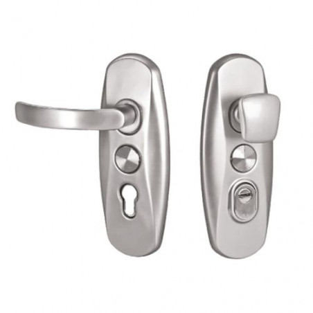 ENSEMBLE SUR PLAQUES SH300 AVEC KIT FIXE/ MOBILE ET VISSERIE POUR PORTE 40 - 70MM