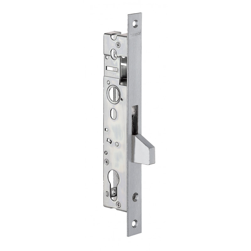 SERRURE À LARDER MONOPOINT PROFIL ÉTROIT AVEC PÊNE DORMANT BASCULANT, MODÈLE SÉRIE 2362