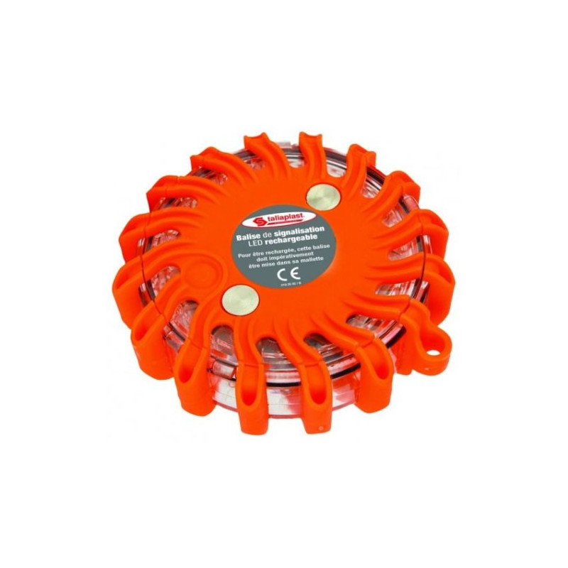 BALISE DE SIGNALISATION A LEDS RECHARGEABLE ET MAGNETIQUE