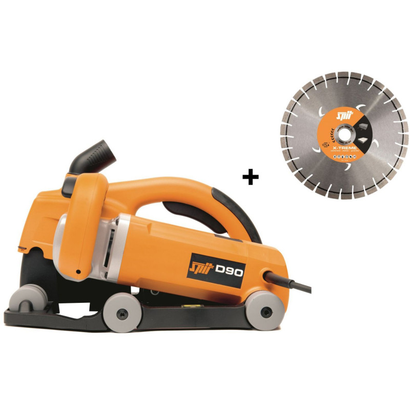 RAINUREUSE SPIT D90 2 disques XTREME BETON D.150 1 burin