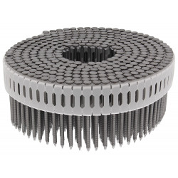 CLOUS ROULEAU CRANTÉS IN 2,5 X 50 MM BANDE PLASTIQUE CLOUS ROULEAU CRANTÉS IN 2,5 X 50 MM BANDE PLASTIQUE