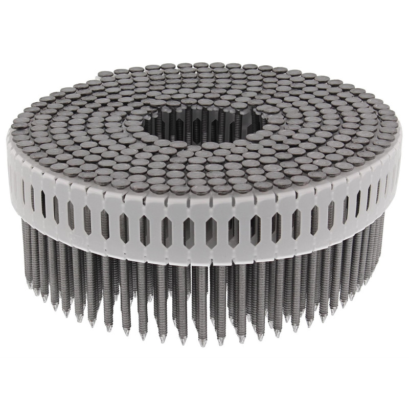 CLOUS ROULEAU CRANTÉS IN 2,5 X 50 MM BANDE PLASTIQUE