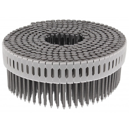 CLOUS ROULEAU CRANTÉS IN 2,5 X 50 MM BANDE PLASTIQUE