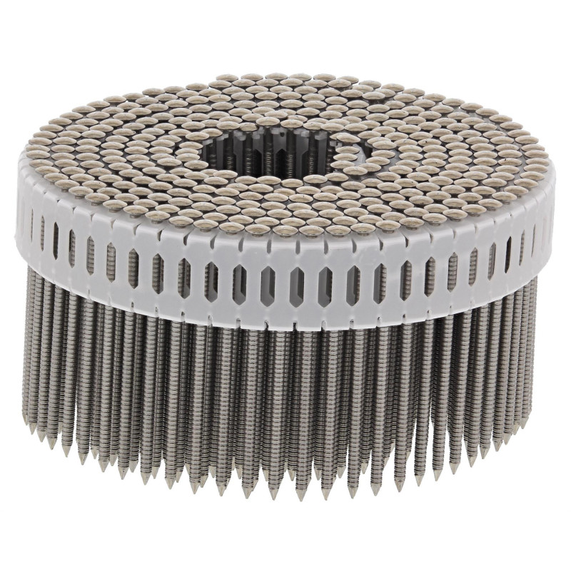 POINTES CRANTÉES TÊTE BOMBÉE INOX A2 SPIT IN