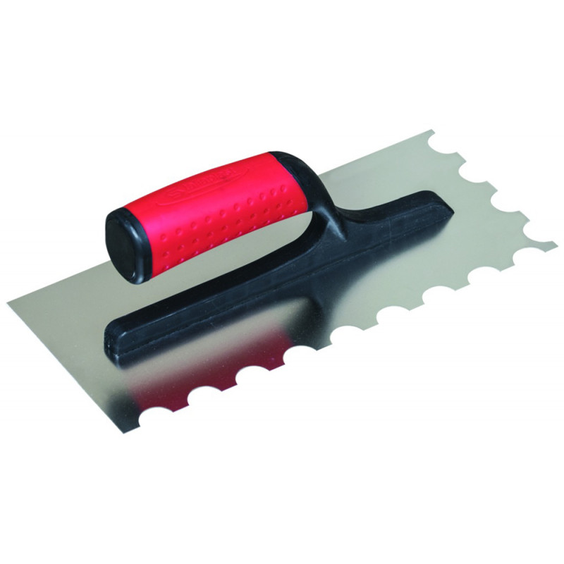 PLATOIR À COLLE INOX DENTS 20X10MM