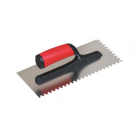 PLATOIR À COLLE INOX DENTS 6X6MM