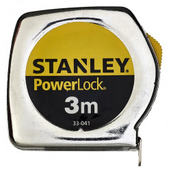 STANLEY POWERLOCK CLASSIC MÉTAL - RUBAN MESURE STANLEY POWERLOCK CLASSIC MÉTAL - RUBAN MESURE